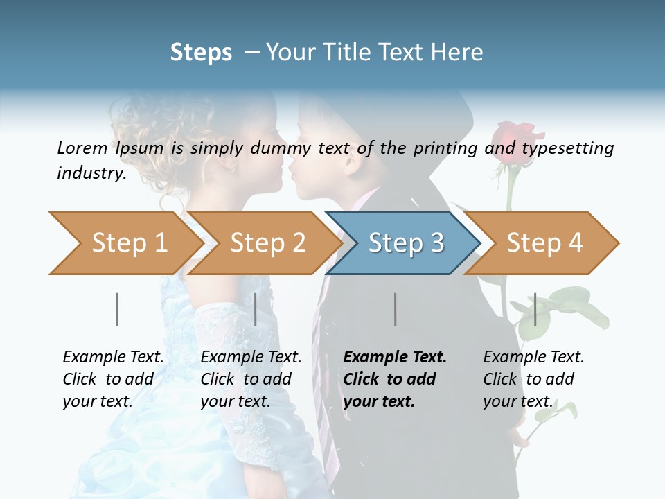 Hiding Friendship Childhood PowerPoint Template