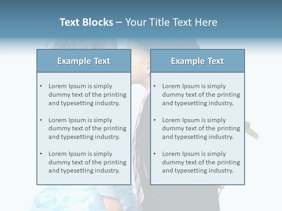 Hiding Friendship Childhood PowerPoint Template