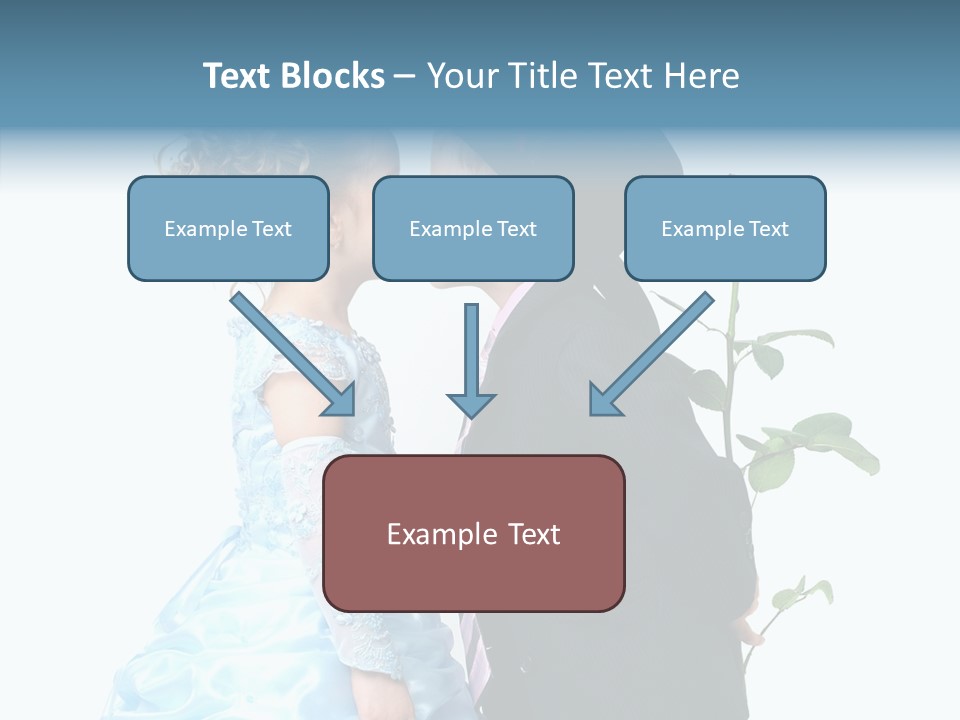 Hiding Friendship Childhood PowerPoint Template