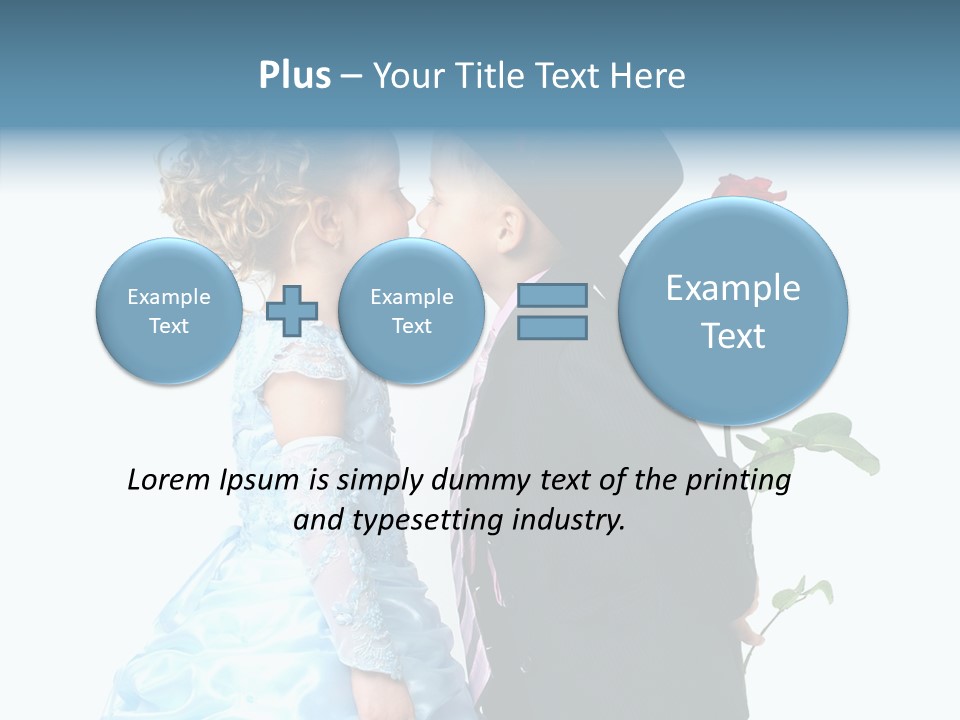 Hiding Friendship Childhood PowerPoint Template