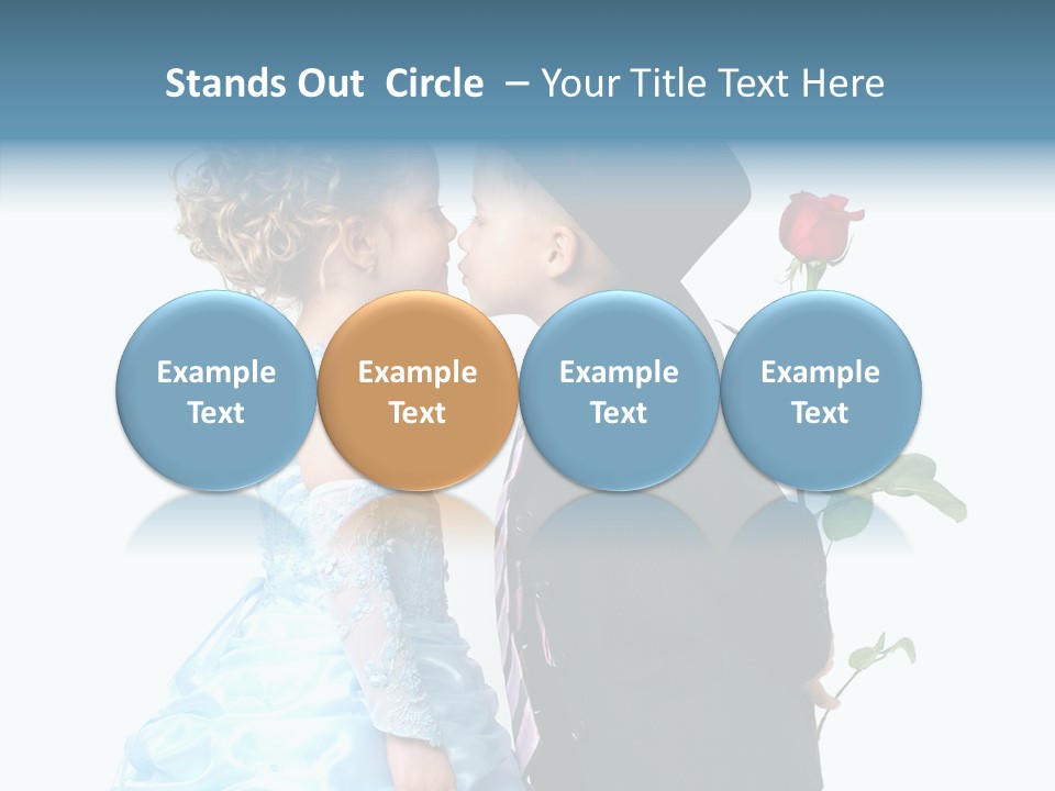 Hiding Friendship Childhood PowerPoint Template