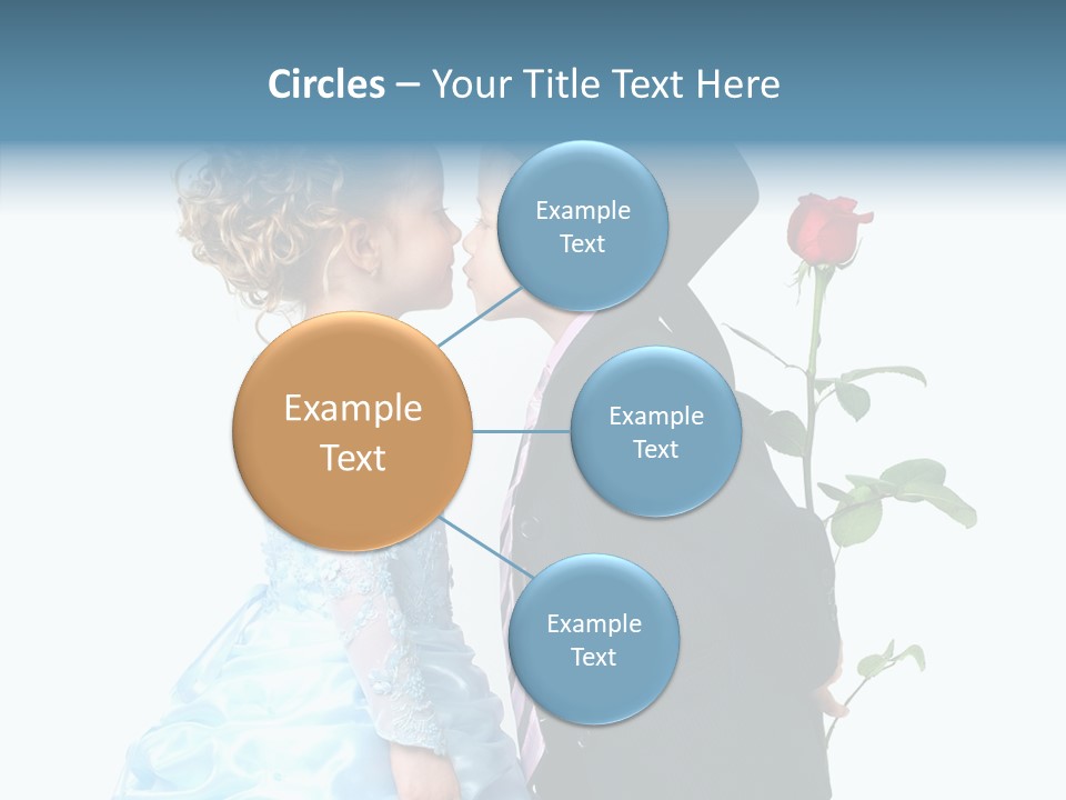 Hiding Friendship Childhood PowerPoint Template