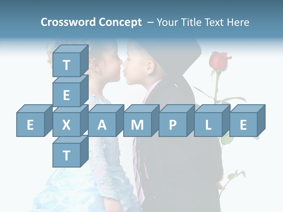 Hiding Friendship Childhood PowerPoint Template