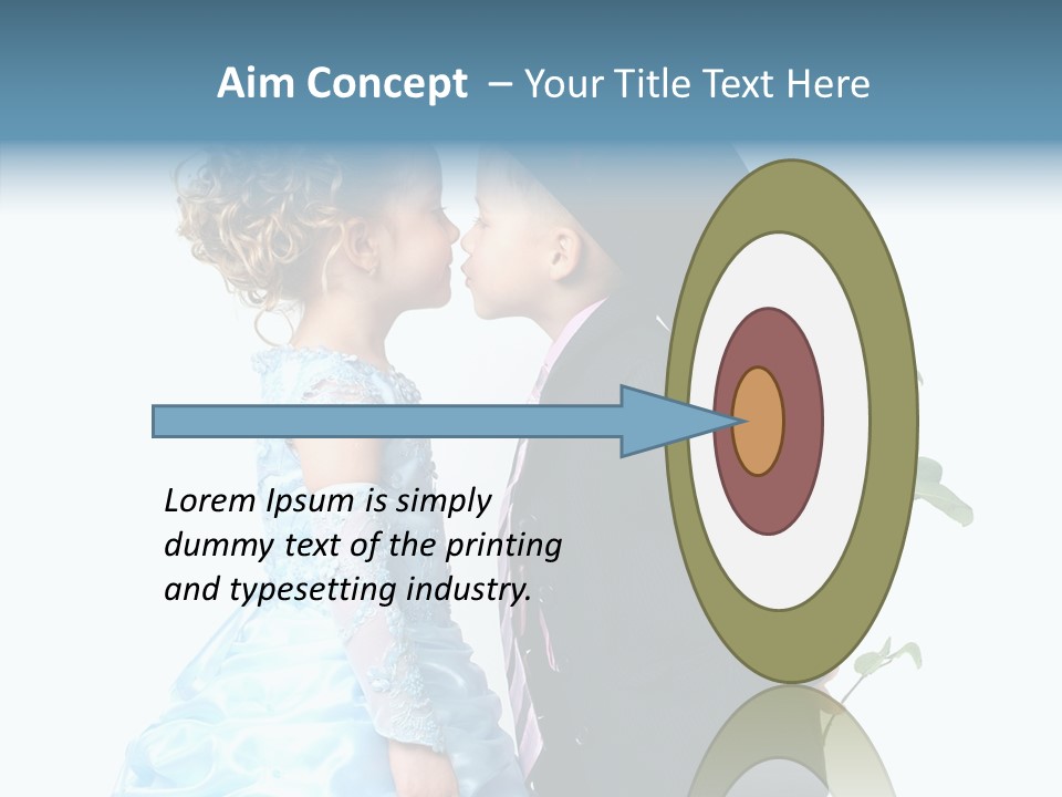 Hiding Friendship Childhood PowerPoint Template