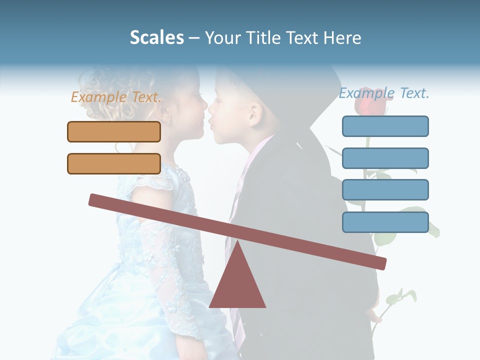 Hiding Friendship Childhood PowerPoint Template