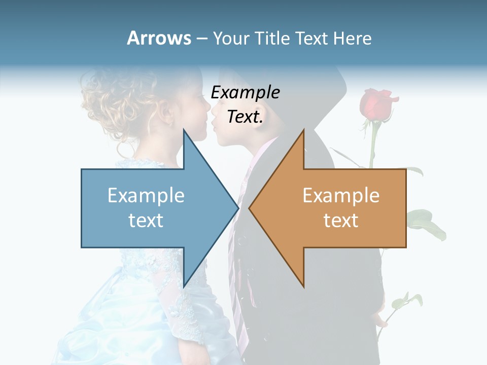 Hiding Friendship Childhood PowerPoint Template