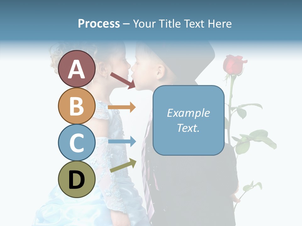 Hiding Friendship Childhood PowerPoint Template