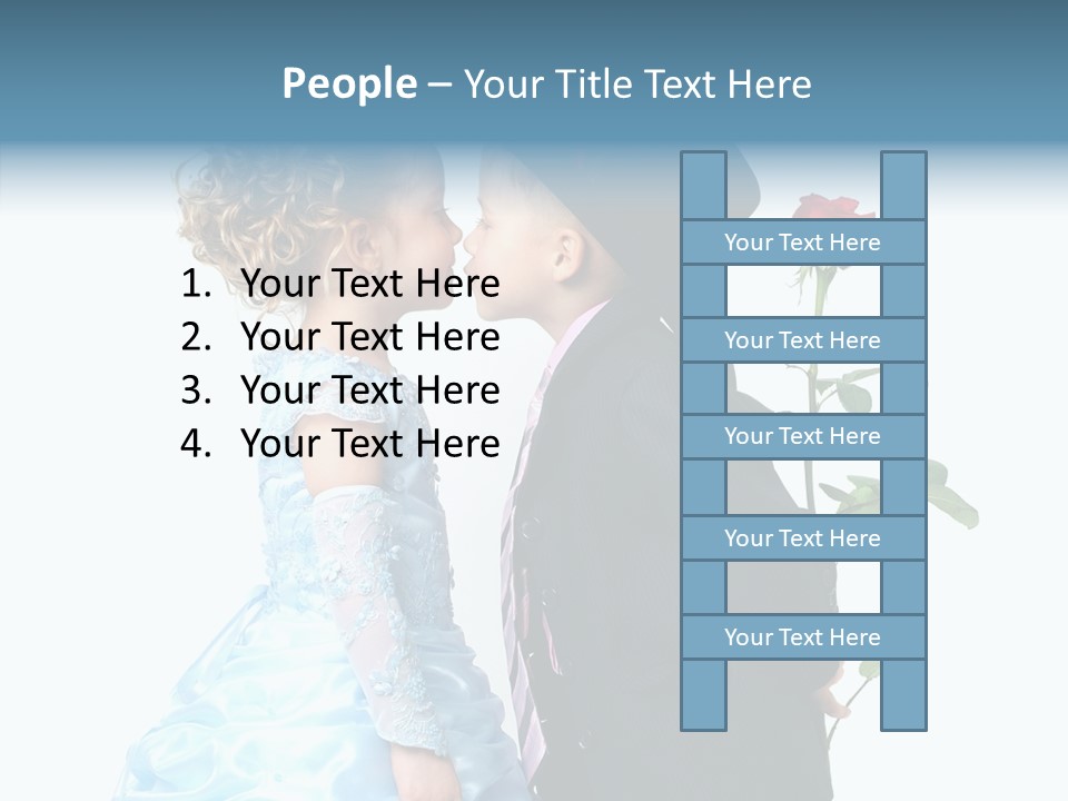 Hiding Friendship Childhood PowerPoint Template