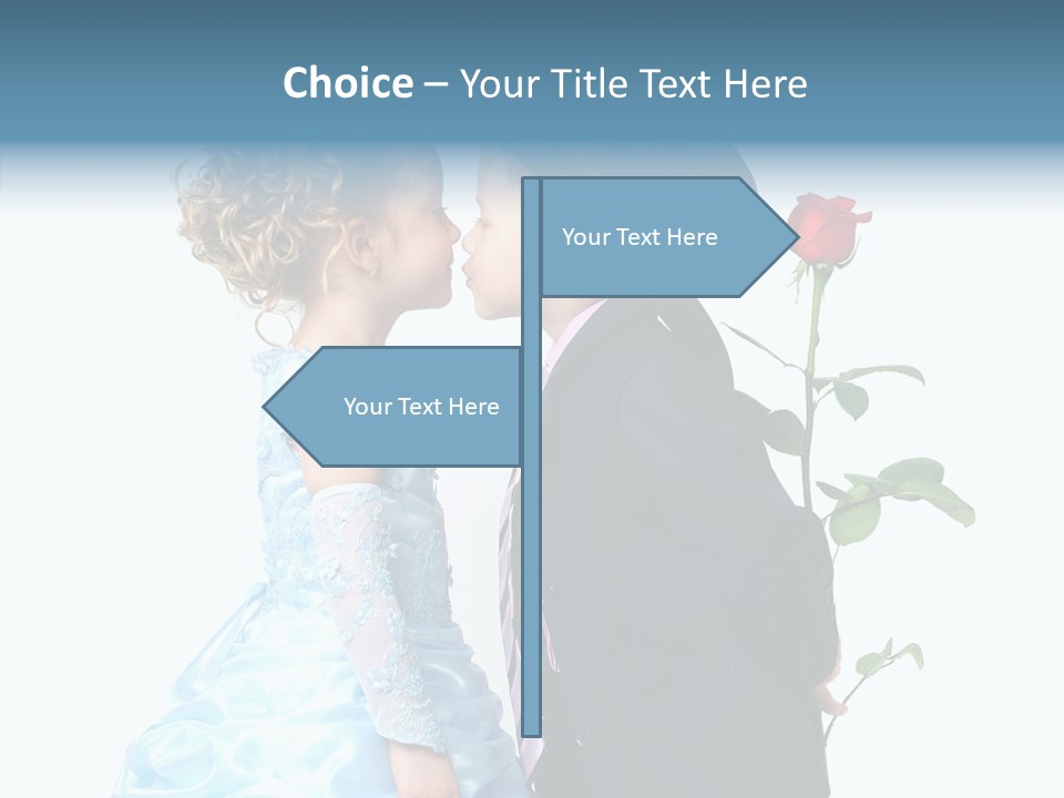 Hiding Friendship Childhood PowerPoint Template