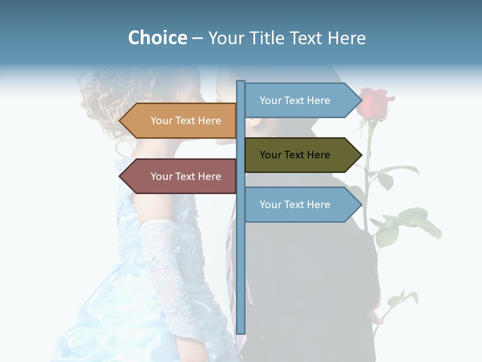 Hiding Friendship Childhood PowerPoint Template