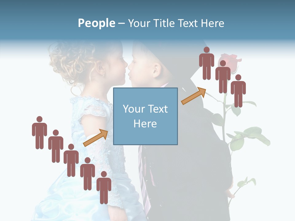 Hiding Friendship Childhood PowerPoint Template