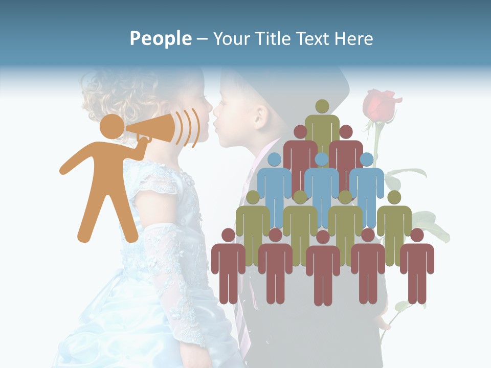 Hiding Friendship Childhood PowerPoint Template