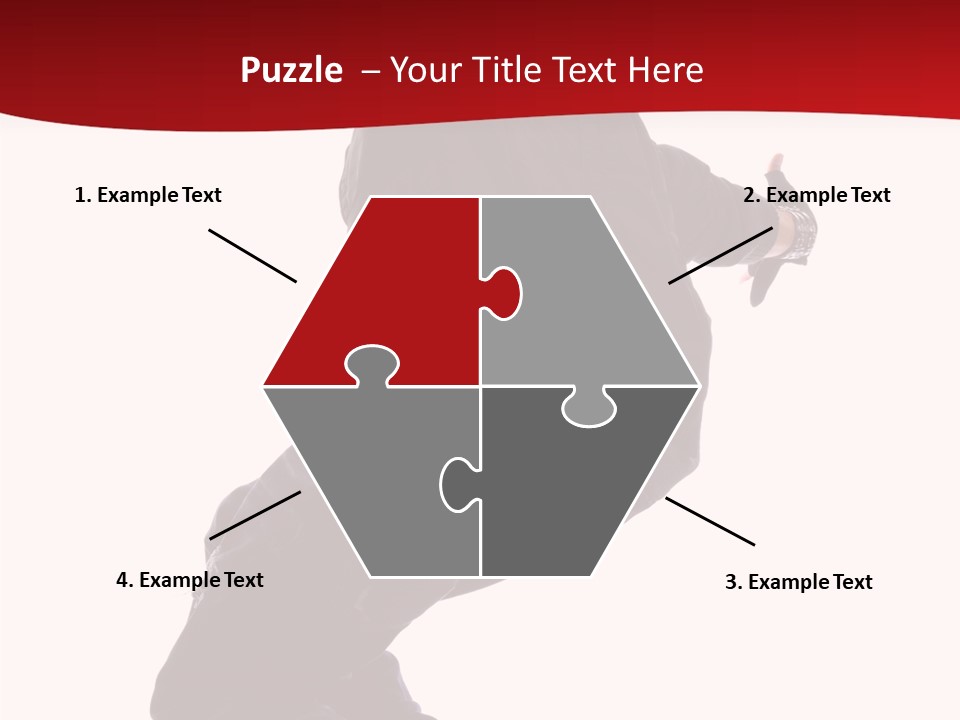 Break Dance Freestyle Jump PowerPoint Template