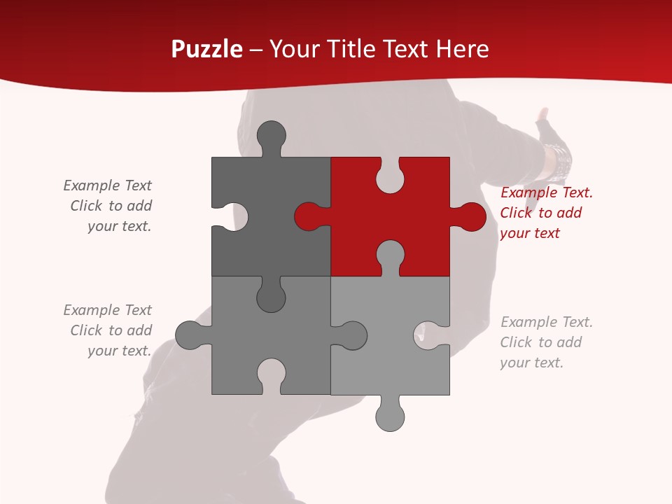 Break Dance Freestyle Jump PowerPoint Template