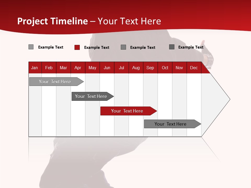 Break Dance Freestyle Jump PowerPoint Template