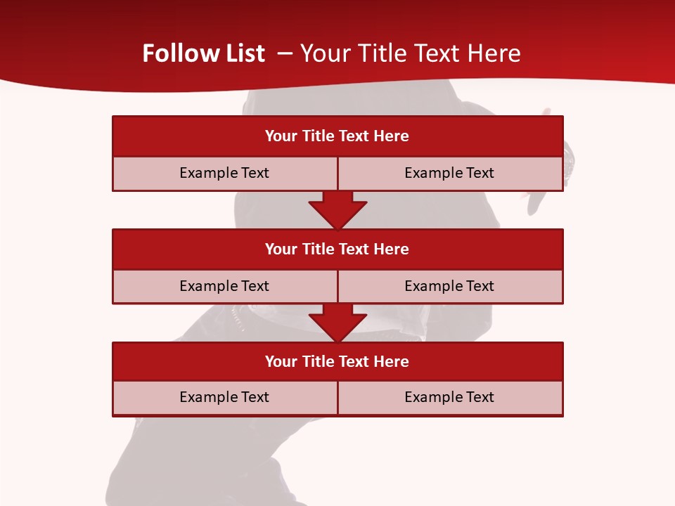 Break Dance Freestyle Jump PowerPoint Template