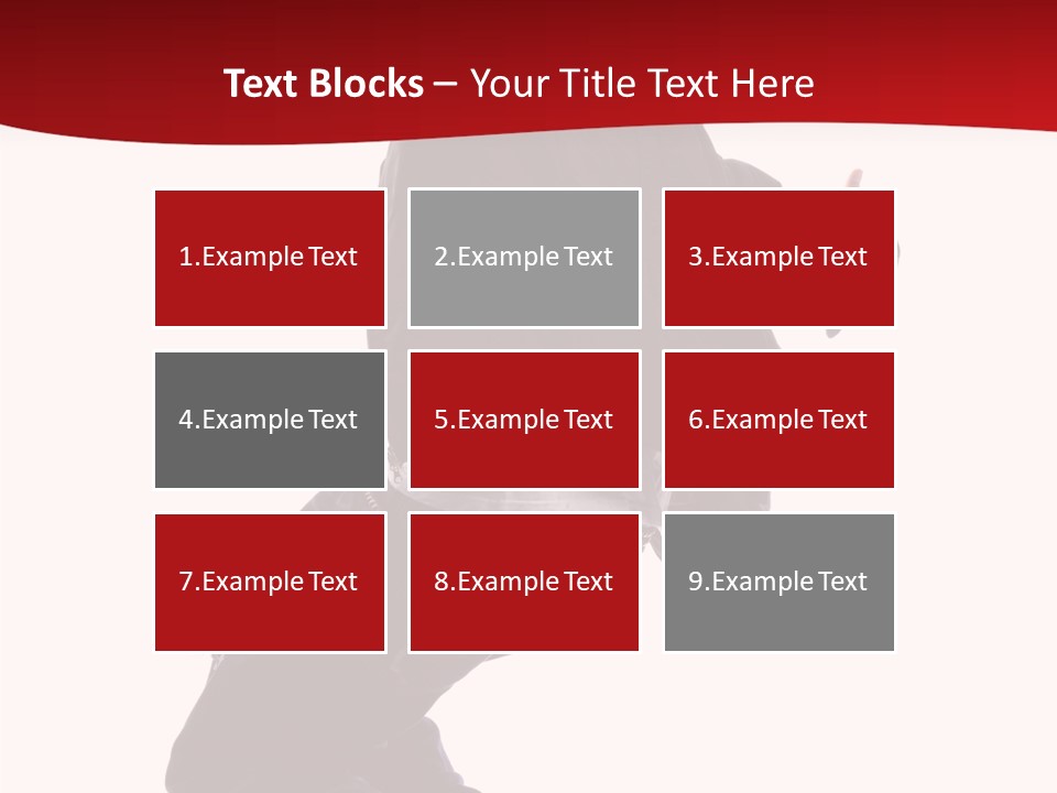 Break Dance Freestyle Jump PowerPoint Template