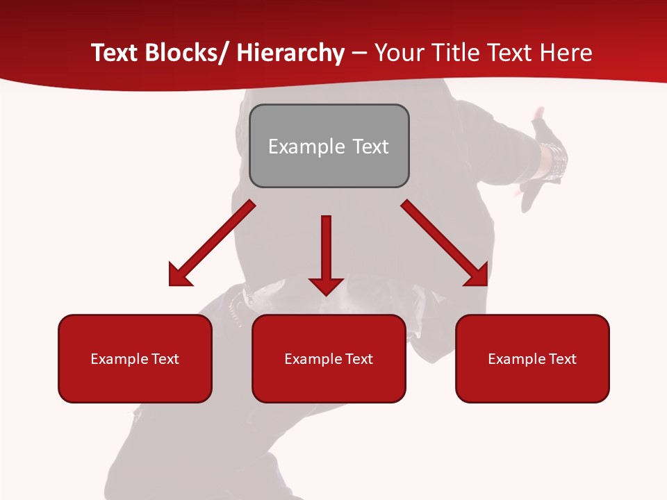 Break Dance Freestyle Jump PowerPoint Template