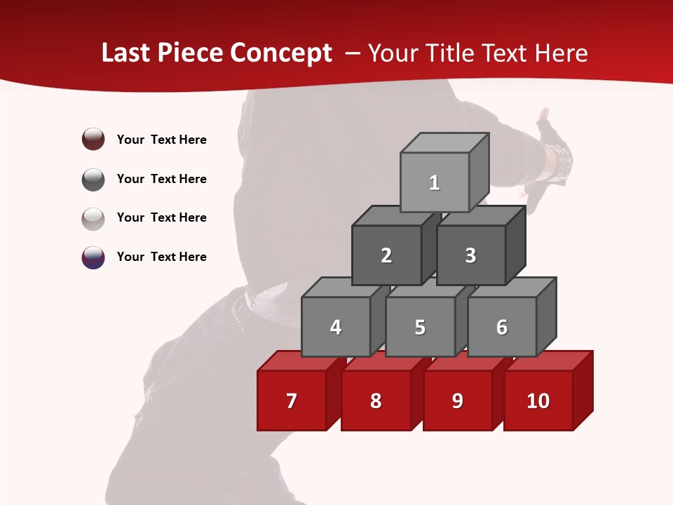 Break Dance Freestyle Jump PowerPoint Template