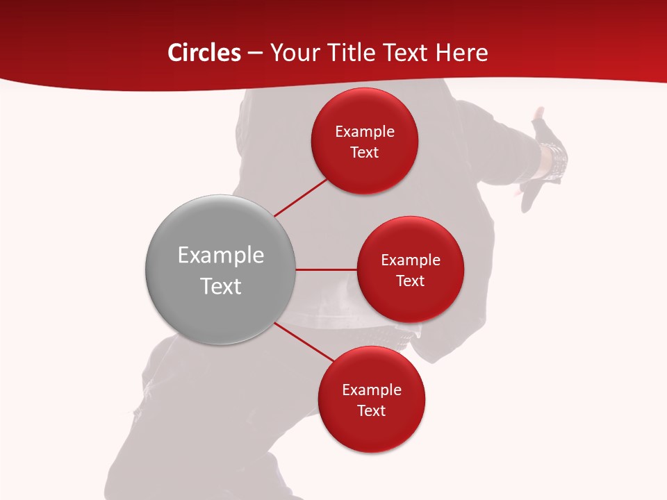 Break Dance Freestyle Jump PowerPoint Template