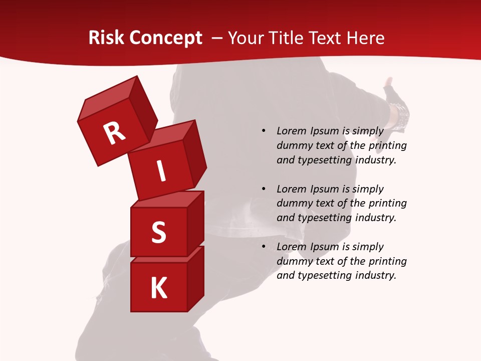 Break Dance Freestyle Jump PowerPoint Template