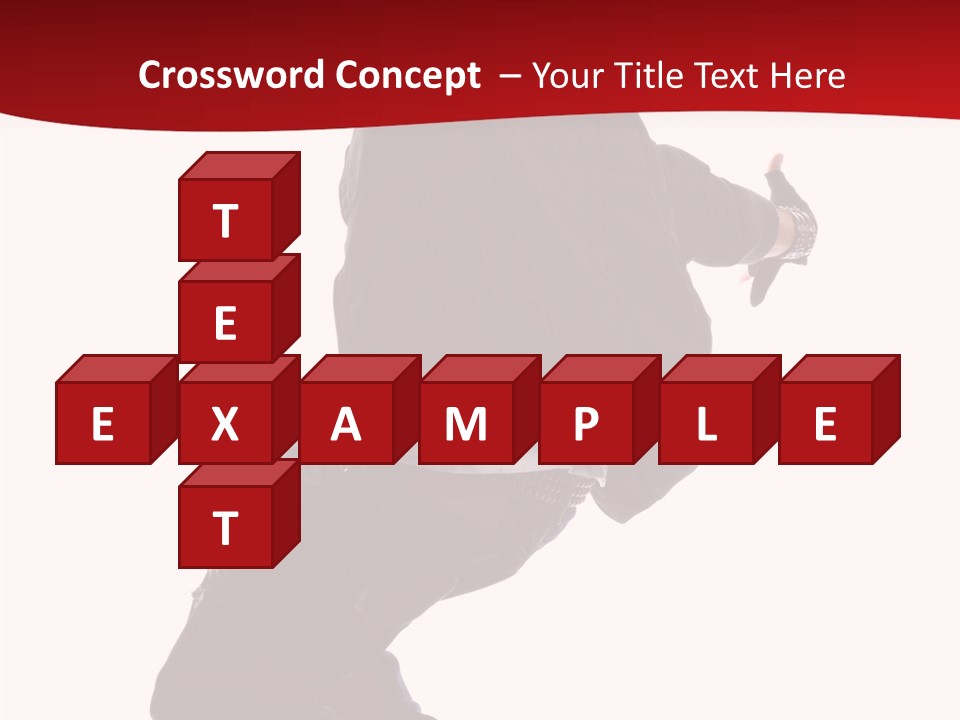 Break Dance Freestyle Jump PowerPoint Template