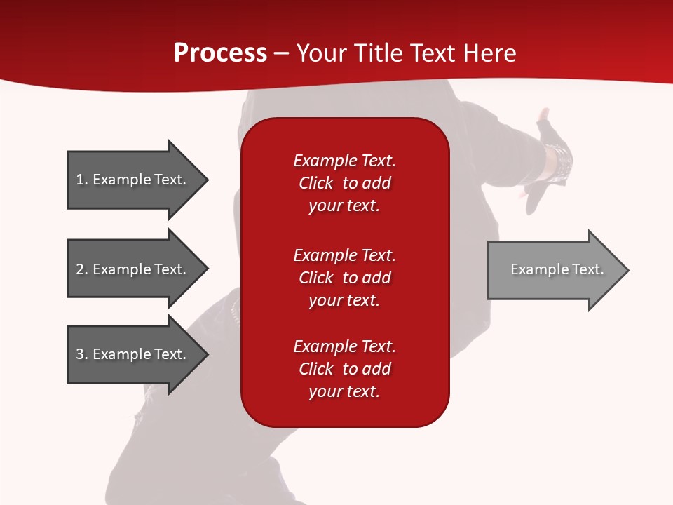 Break Dance Freestyle Jump PowerPoint Template