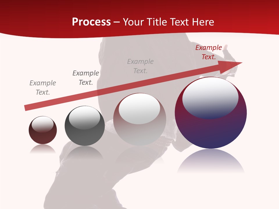 Break Dance Freestyle Jump PowerPoint Template