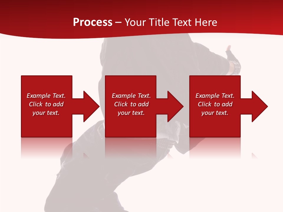 Break Dance Freestyle Jump PowerPoint Template