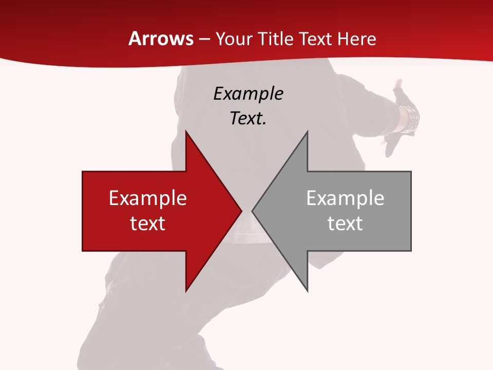 Break Dance Freestyle Jump PowerPoint Template