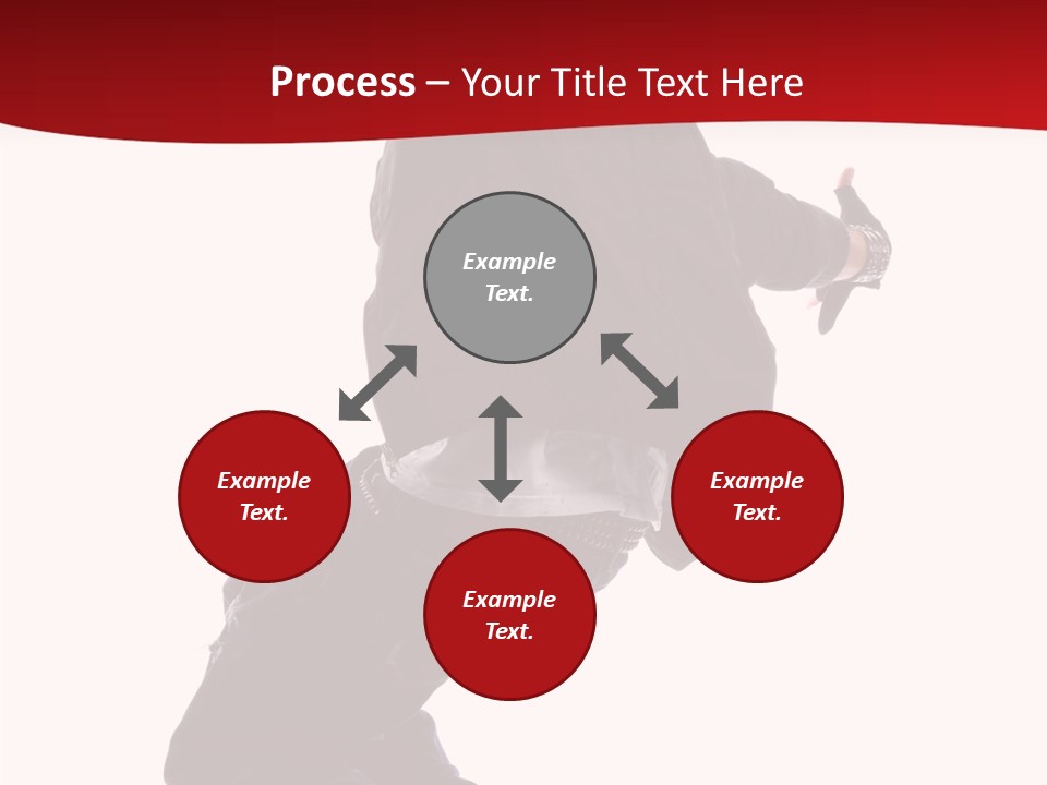 Break Dance Freestyle Jump PowerPoint Template