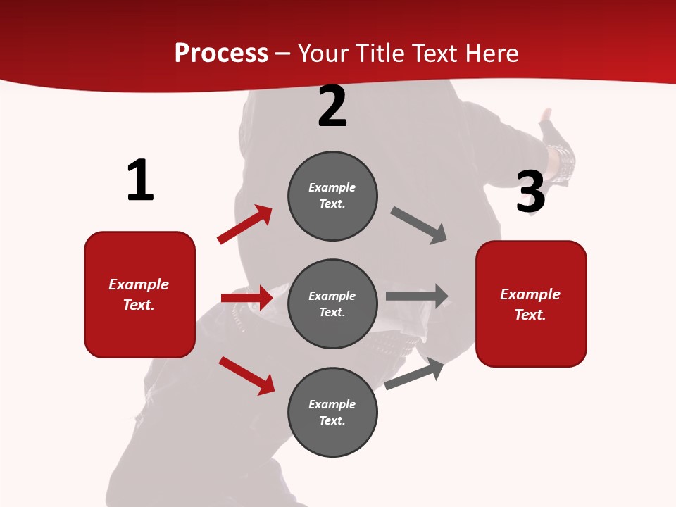 Break Dance Freestyle Jump PowerPoint Template