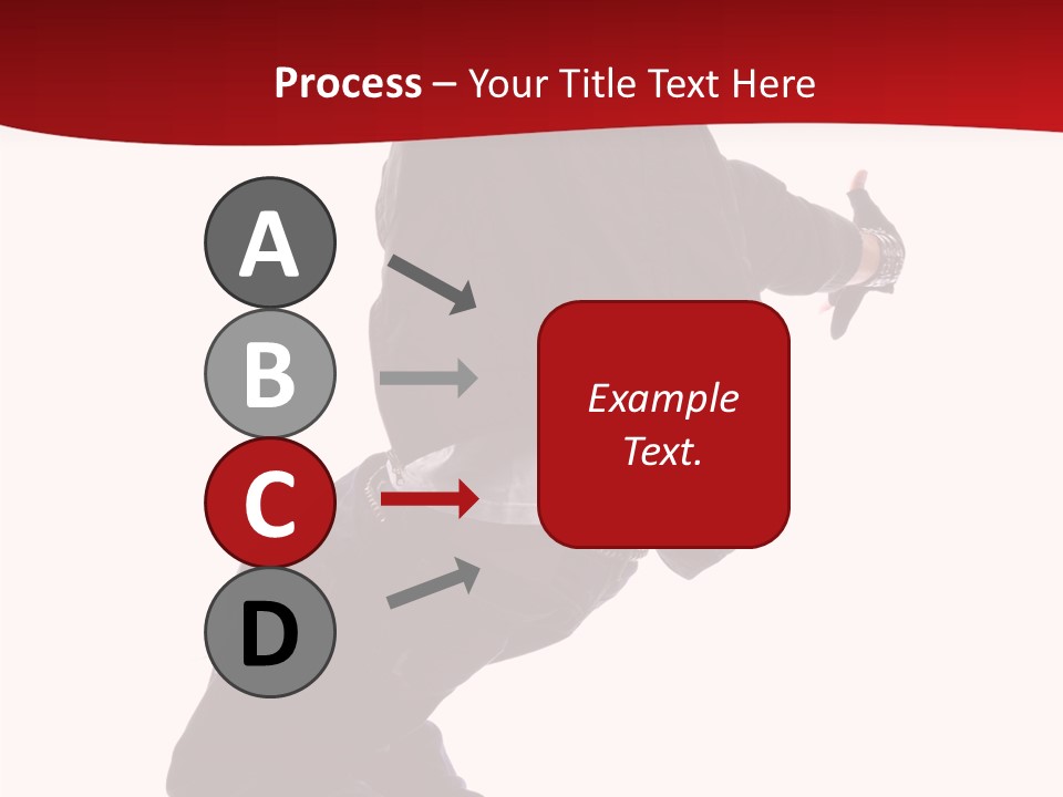 Break Dance Freestyle Jump PowerPoint Template