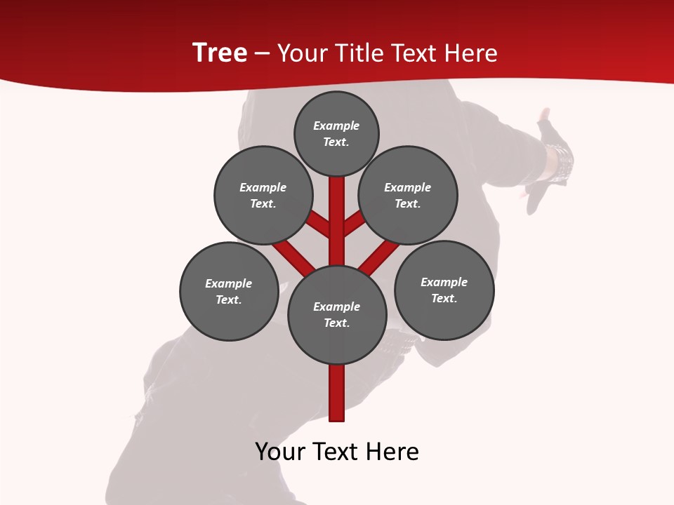 Break Dance Freestyle Jump PowerPoint Template