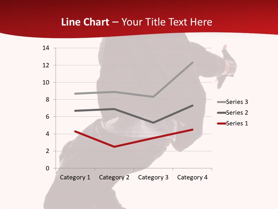 Break Dance Freestyle Jump PowerPoint Template