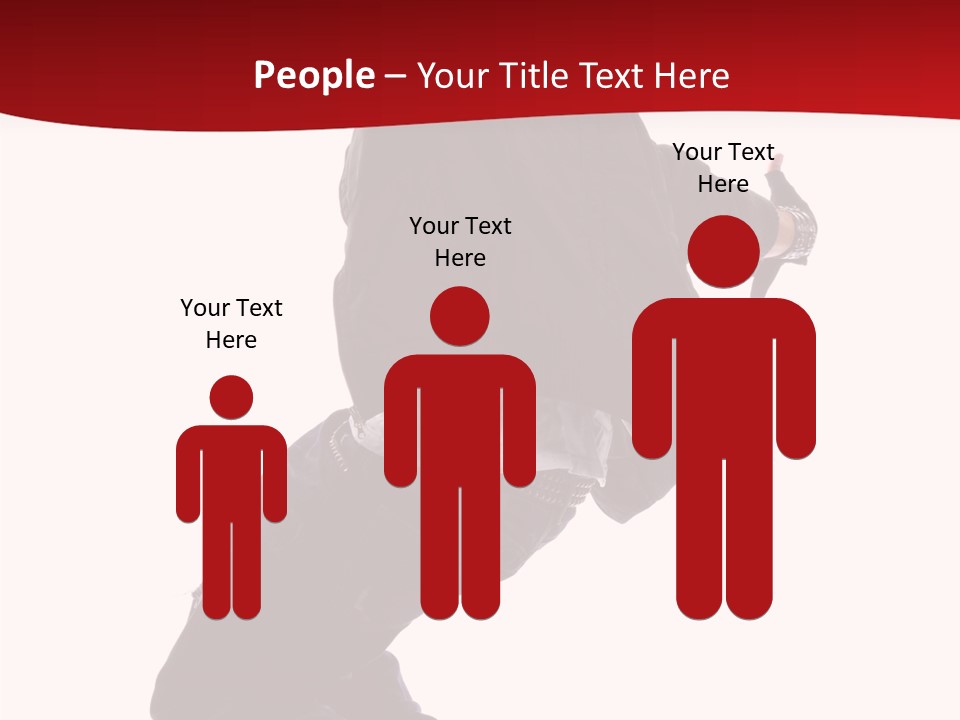 Break Dance Freestyle Jump PowerPoint Template