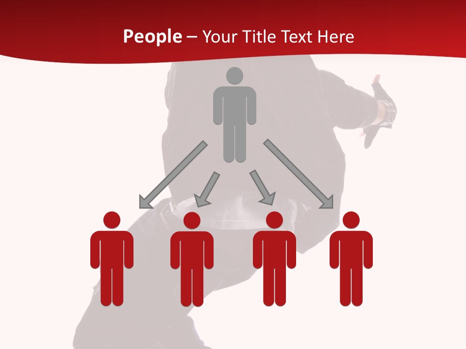 Break Dance Freestyle Jump PowerPoint Template