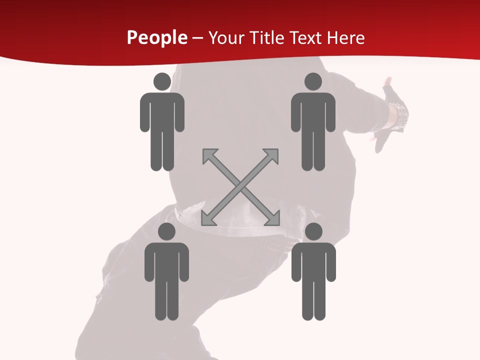 Break Dance Freestyle Jump PowerPoint Template