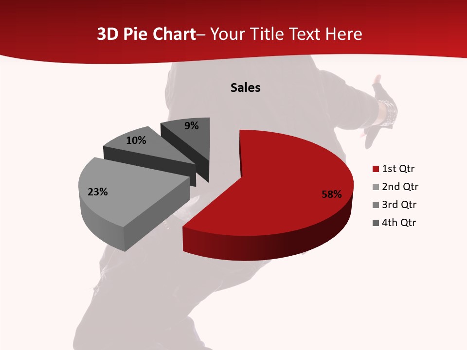Break Dance Freestyle Jump PowerPoint Template