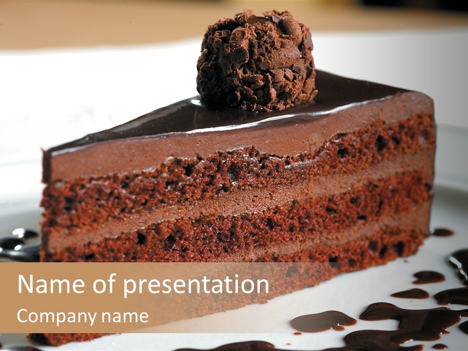 Party Pastry Sweet PowerPoint Template