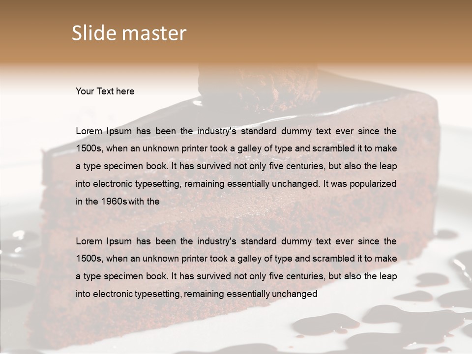 Party Pastry Sweet PowerPoint Template