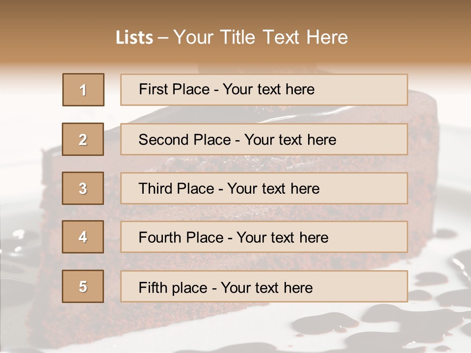 Party Pastry Sweet PowerPoint Template