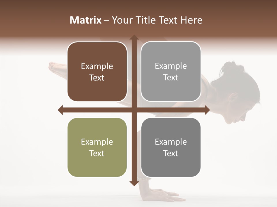 Wellbeing Stretching Serene PowerPoint Template