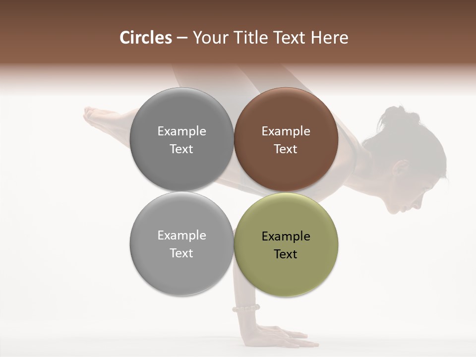 Wellbeing Stretching Serene PowerPoint Template