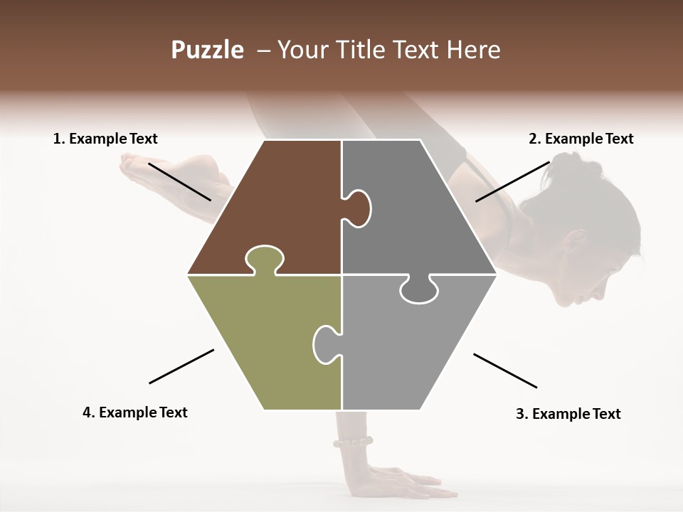 Wellbeing Stretching Serene PowerPoint Template