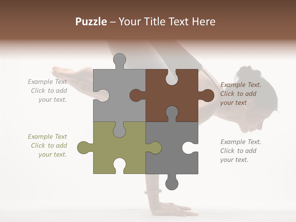 Wellbeing Stretching Serene PowerPoint Template