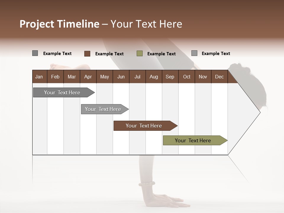 Wellbeing Stretching Serene PowerPoint Template