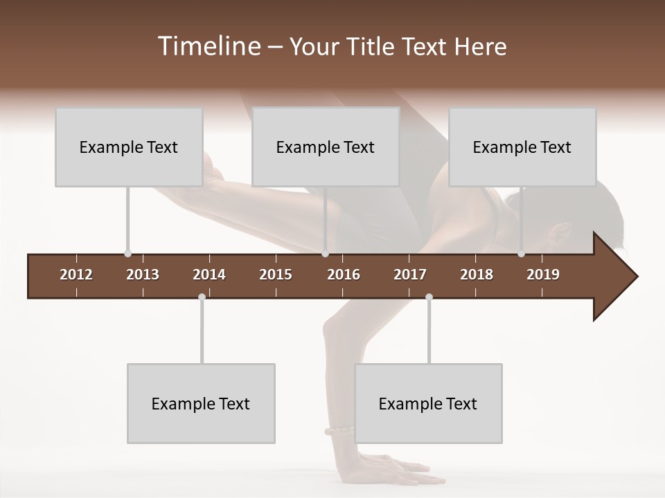 Wellbeing Stretching Serene PowerPoint Template
