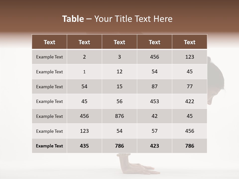 Wellbeing Stretching Serene PowerPoint Template