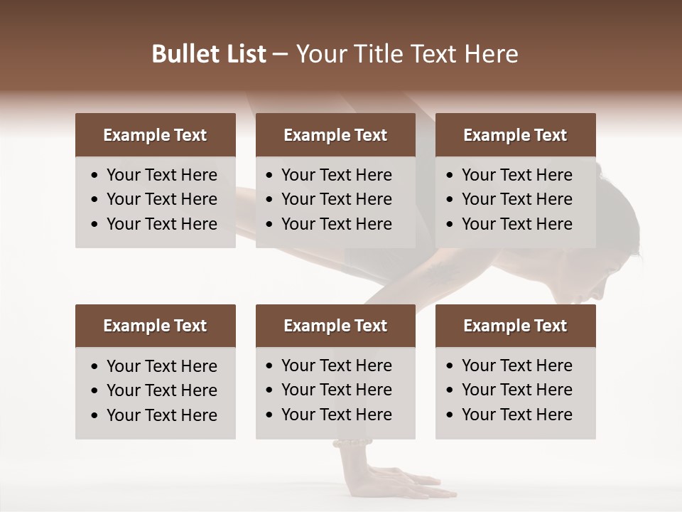 Wellbeing Stretching Serene PowerPoint Template